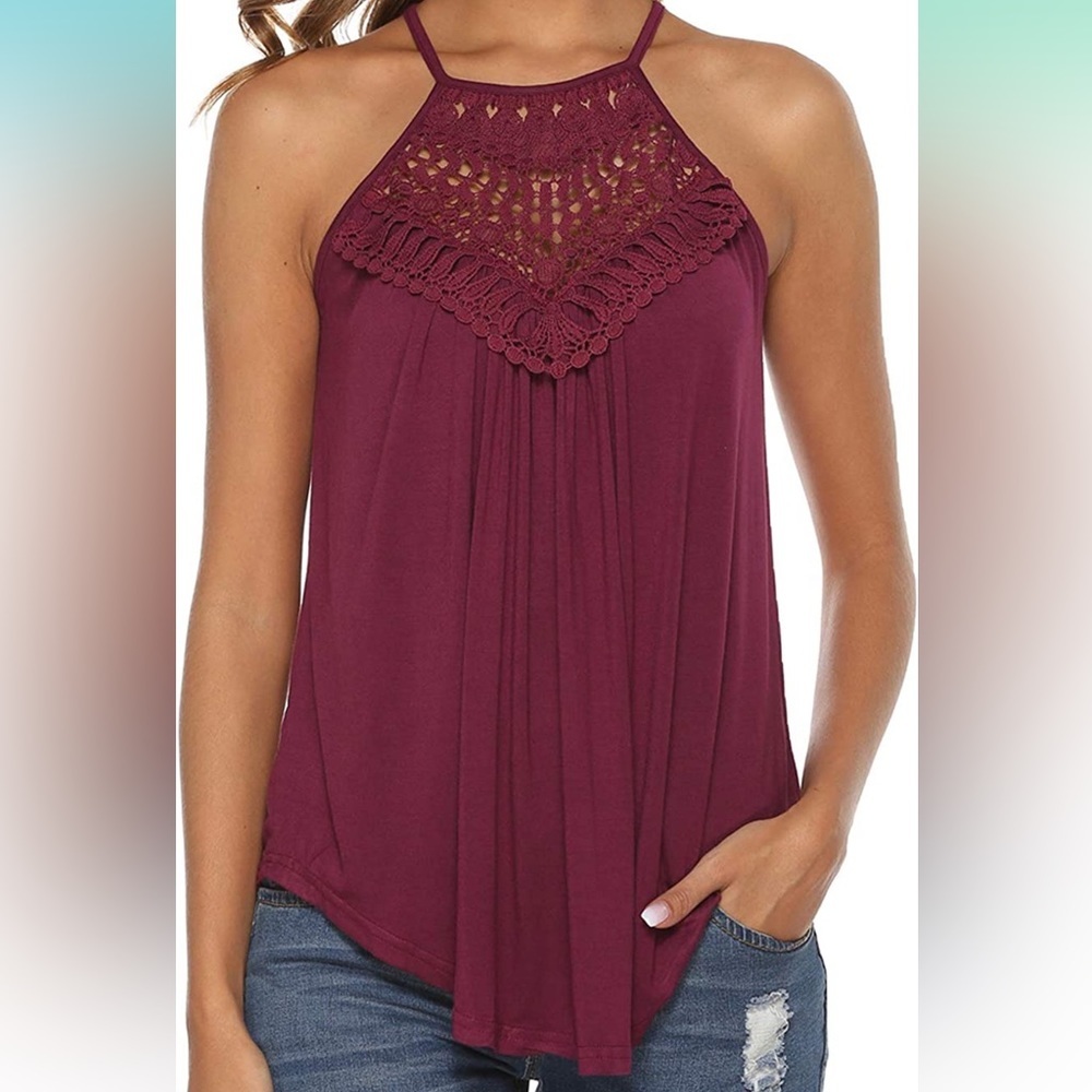 NWOT Bluetime Crocheted Top